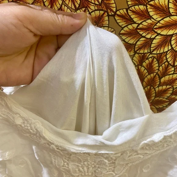 White Shoulder Strap Dress. Size - S - Picture 7 of 12